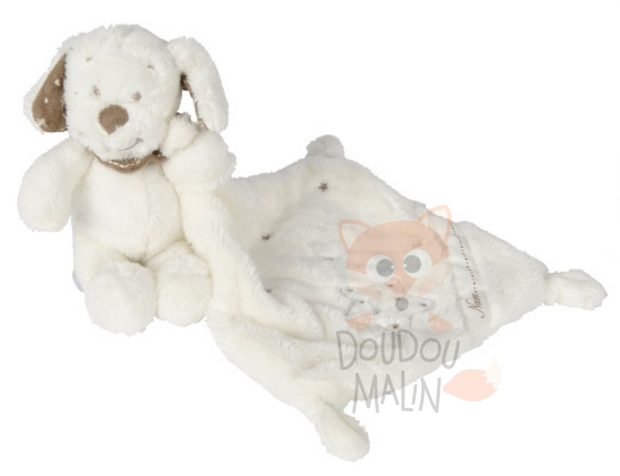 Influx baby comforter dog white brown 